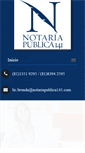 Mobile Screenshot of notariapublica141.com